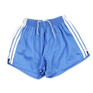 NOS 90s Lined Running Jogging Shorts Blue Mens L